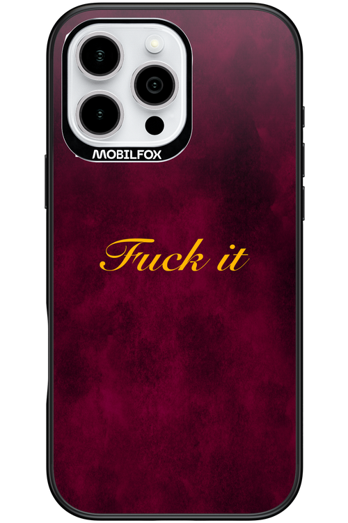Fuck Itt - Apple iPhone 16 Pro Max