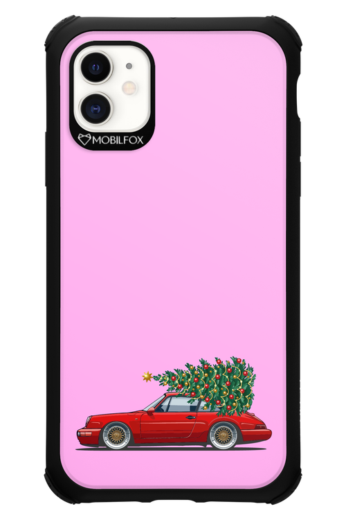 XMAS Car Pink - Apple iPhone 11