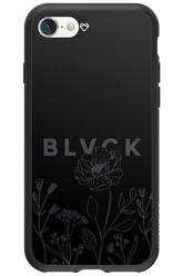 Black Flowers - Apple iPhone SE 2022