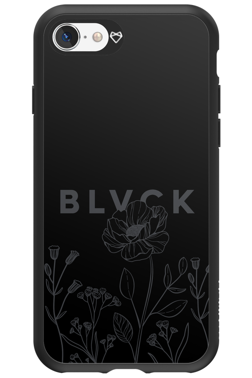 Black Flowers - Apple iPhone SE 2022