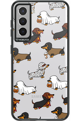 Scary Dachshund (Transparent) - Samsung Galaxy S21