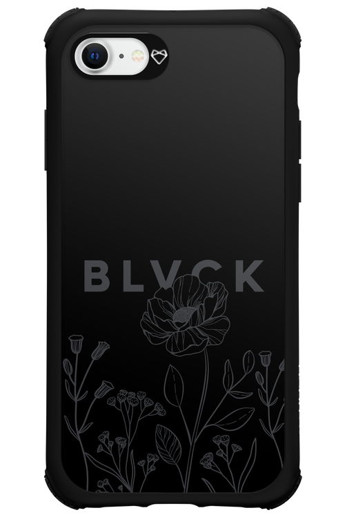 Black Flowers - Apple iPhone SE 2022