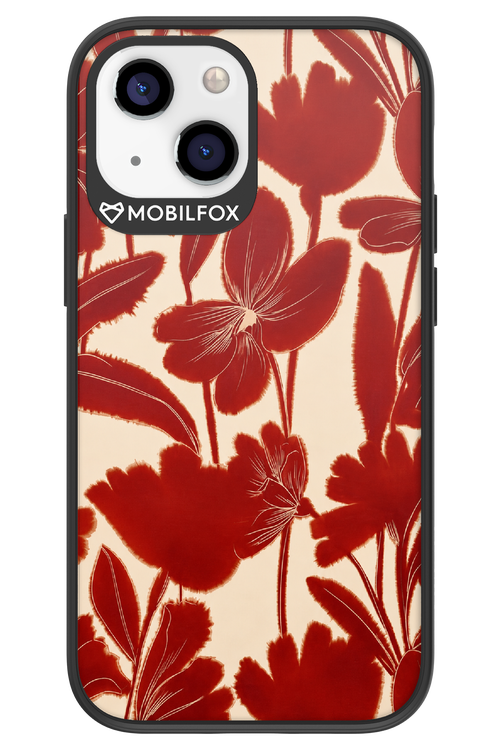 Burgundy Flowers 2.0 - Apple iPhone 13 Mini