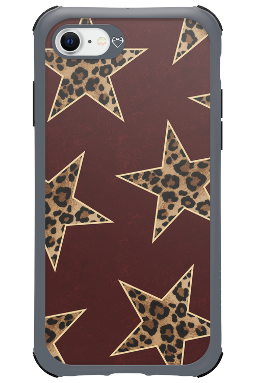 Wild Stars Burgundy - Apple iPhone 7