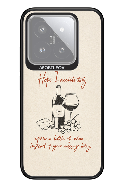 Bottle of wine 2.0 - Xiaomi 14