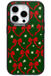 Bow & Stars (Green) - Apple iPhone 15 Pro