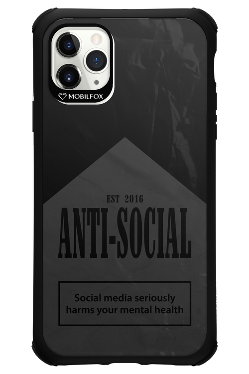 ANTI-SOCIAL (BLVCK) 2.0 - Apple iPhone 11 Pro Max