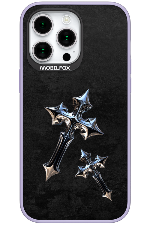 Chrome Crosses - Apple iPhone 15 Pro Max