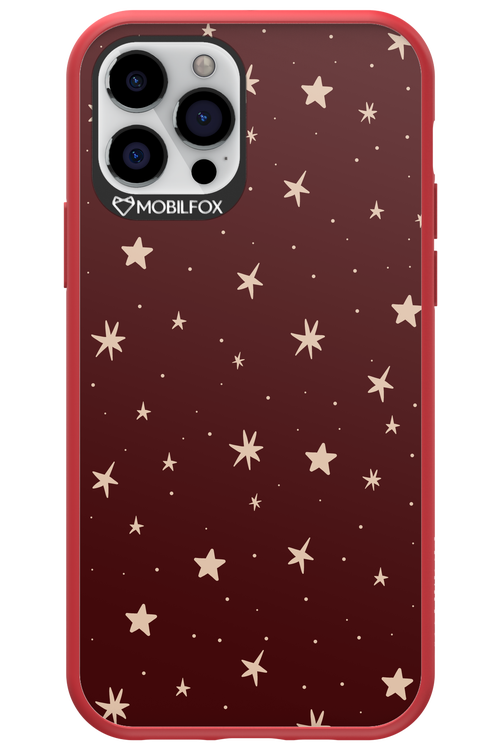 Burgundy Stars - Apple iPhone 12 Pro