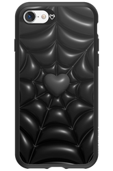 Black Spider Heart - Apple iPhone SE 2022