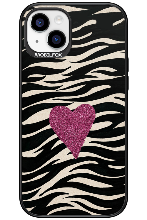 Zebra Heart 2.0 - Apple iPhone 15 Plus