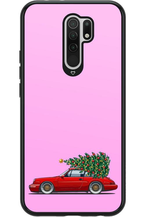 XMAS Car Pink - Xiaomi Redmi 9