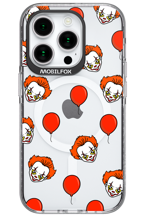 Mystery Clown (Transparent) - Apple iPhone 15 Pro