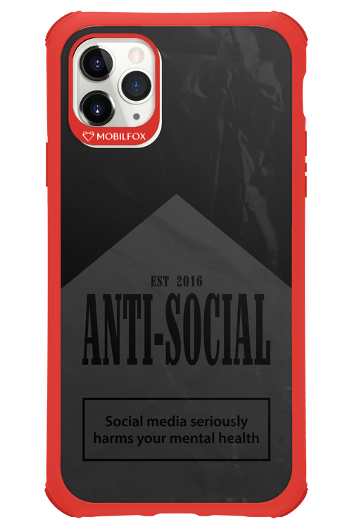 ANTI-SOCIAL (BLVCK) 2.0 - Apple iPhone 11 Pro Max