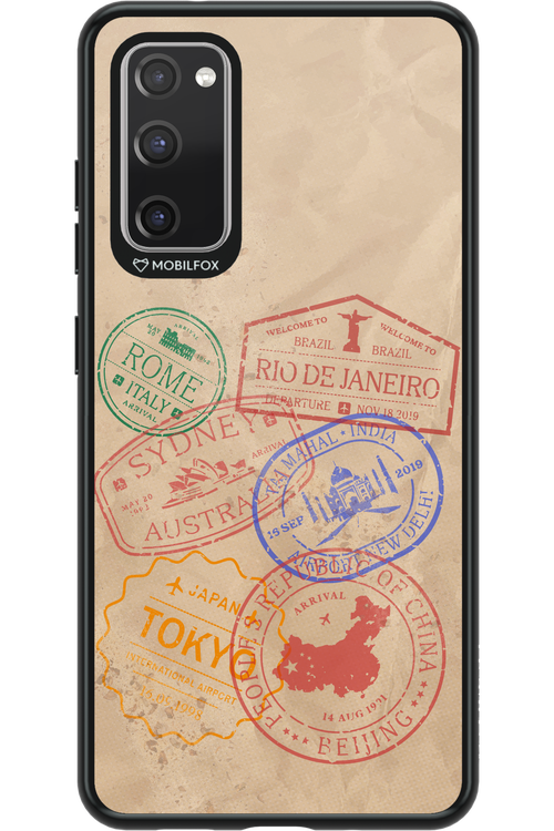 Travel Stamps 2.0 - Samsung Galaxy S20 FE