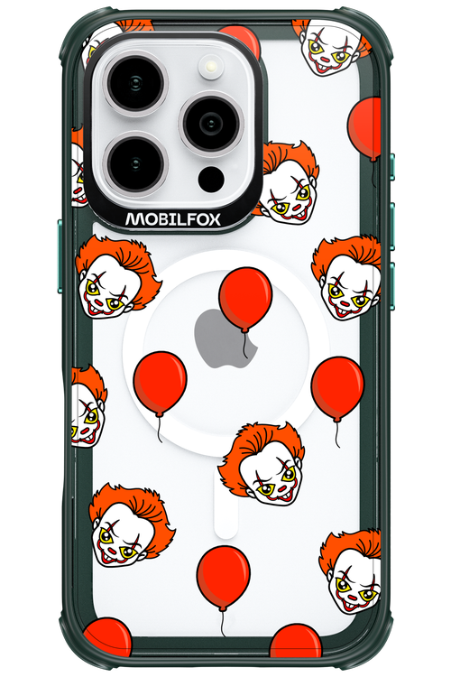 Mystery Clown (Transparent) - Apple iPhone 16 Pro