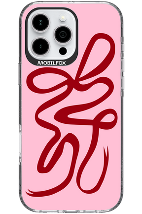 Burgundy Bow - Apple iPhone 16 Pro Max