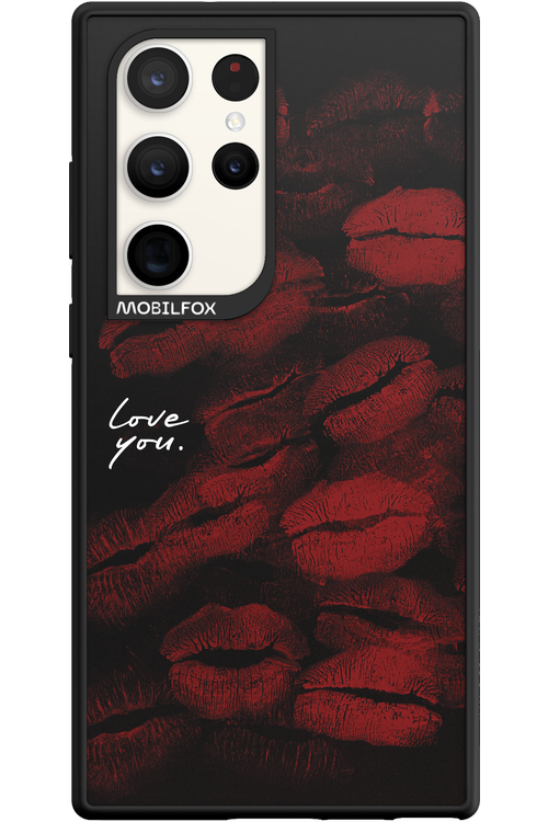 LOVE U BLACK 2.0 - Samsung Galaxy S23 Ultra