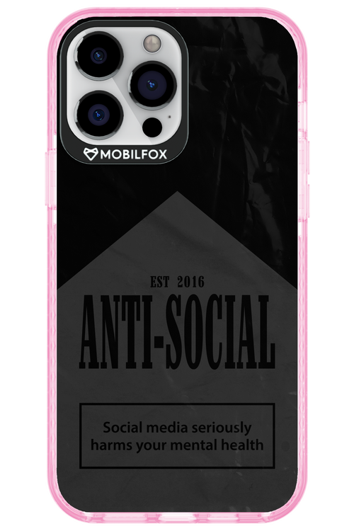 ANTI-SOCIAL (BLVCK) 2.0 - Apple iPhone 13 Pro Max