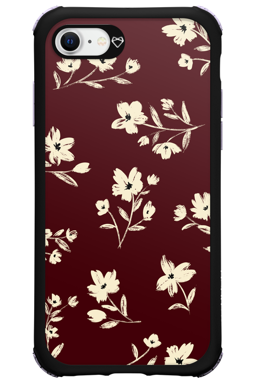 Bloom of Burgundy - Apple iPhone 8