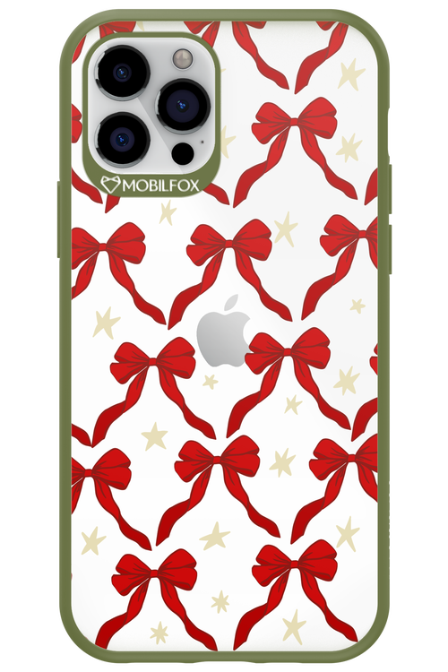 Bow & Stars (Transparent) - Apple iPhone 12 Pro