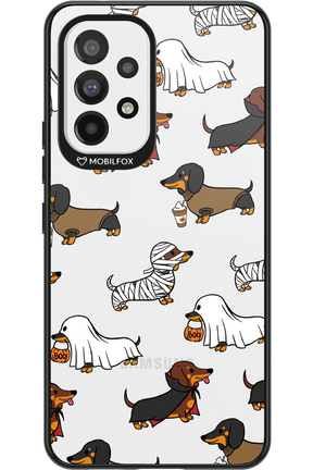 Scary Dachshund (Transparent) - Samsung Galaxy A53