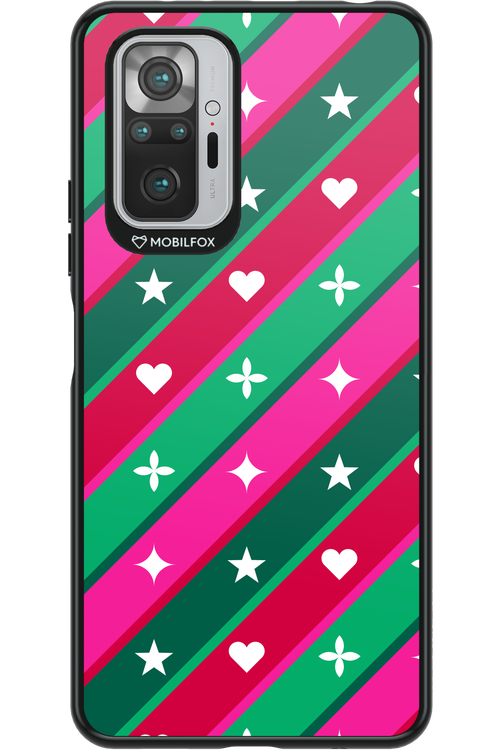 Christmas Stripes - Xiaomi Redmi Note 10S