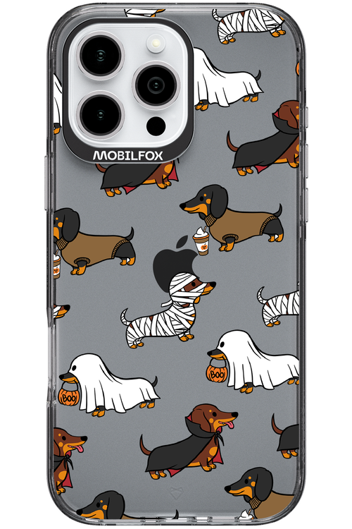 Scary Dachshund (Transparent) - Apple iPhone 16 Pro Max