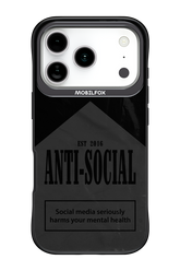 ANTI-SOCIAL (BLVCK) 2.0 - Apple iPhone 17 Pro