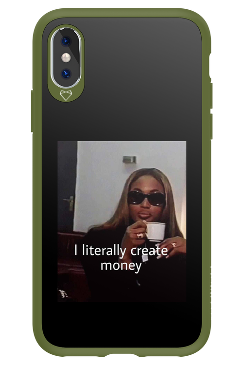 I literally create money - Apple iPhone X