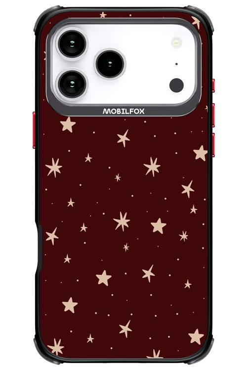 Burgundy Stars - Apple iPhone 17 Pro Max