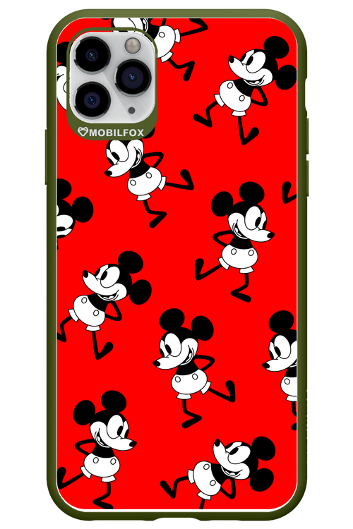 Iconic Mouse (red pattern) - Apple iPhone 11 Pro Max