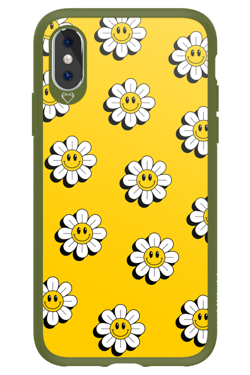 Smiley Flowers - Apple iPhone X