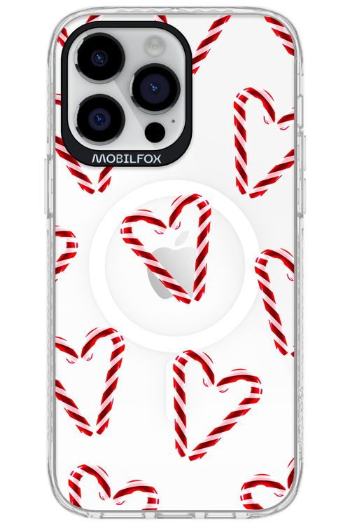 Candy Cane Hearts - Apple iPhone 14 Pro Max