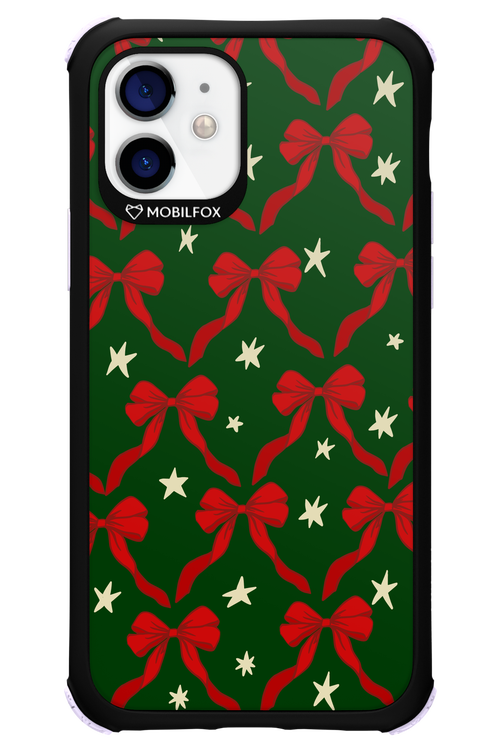 Bow & Stars (Green) - Apple iPhone 12