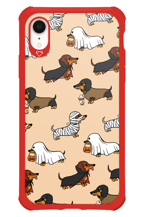 Scary Dachshund - Apple iPhone XR