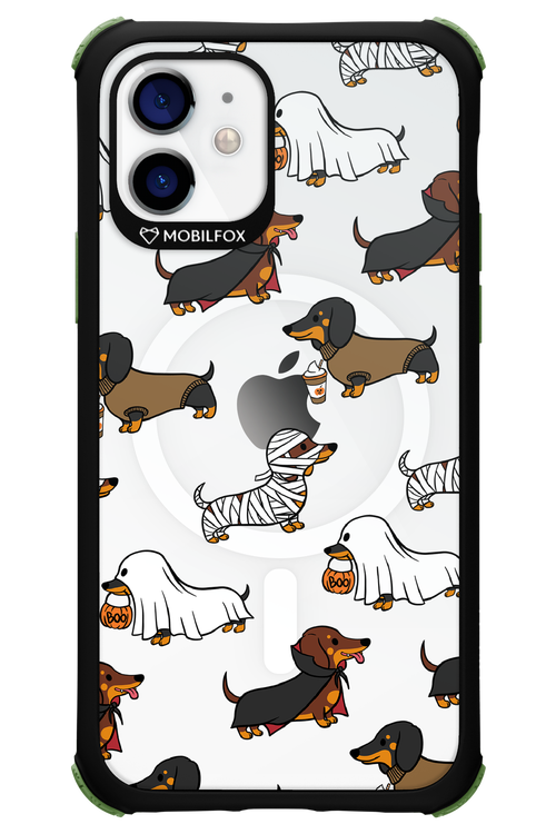 Scary Dachshund (Transparent) - Apple iPhone 12
