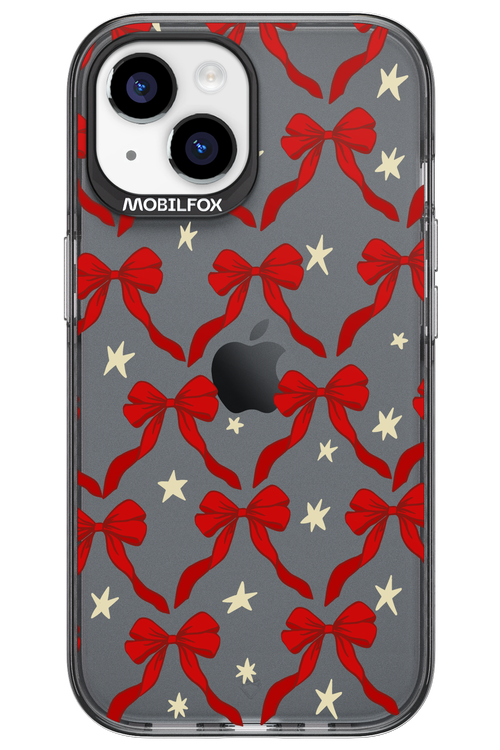 Bow & Stars (Transparent) - Apple iPhone 15