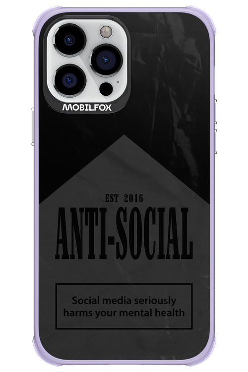 ANTI-SOCIAL (BLVCK) 2.0 - Apple iPhone 13 Pro Max
