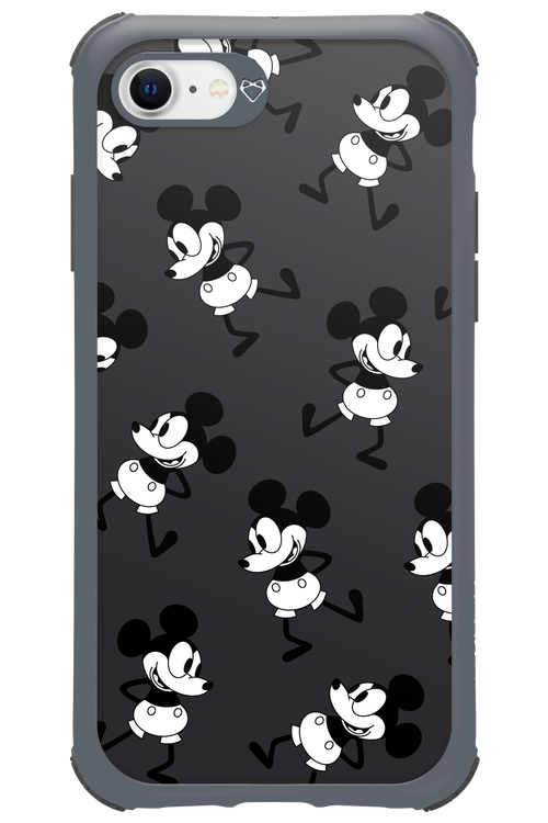 Iconic Mouse (antracite pattern) - Apple iPhone 8