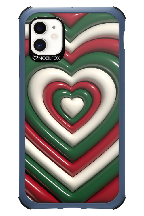 XMAS Hearts - Apple iPhone 11