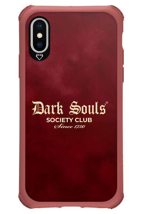 Dark Souls (Burgundy) - Apple iPhone XS
