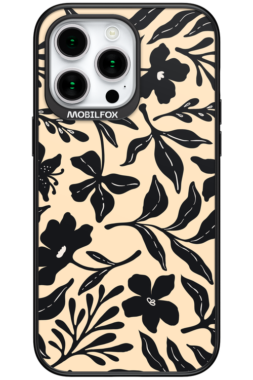 Black Flowers 2.0 - Apple iPhone 15 Pro Max