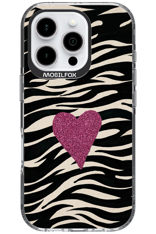 Zebra Heart 2.0 - Apple iPhone 16 Pro
