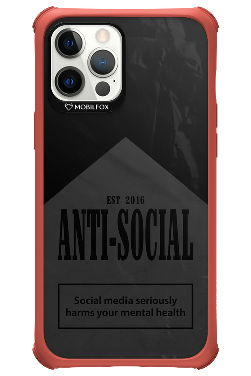 ANTI-SOCIAL (BLVCK) 2.0 - Apple iPhone 12 Pro Max