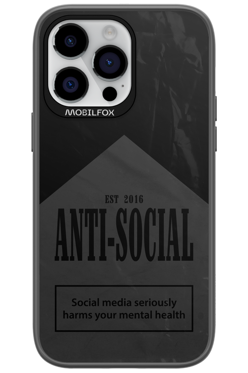 ANTI-SOCIAL (BLVCK) 2.0 - Apple iPhone 14 Pro Max