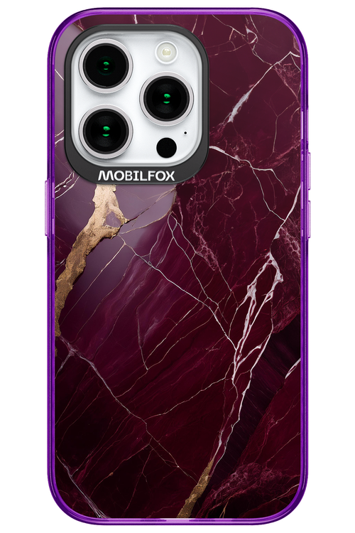 Burgundy Marble - Apple iPhone 15 Pro