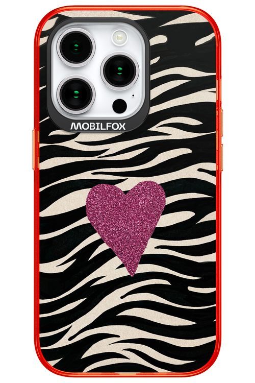 Zebra Heart 2.0 - Apple iPhone 15 Pro