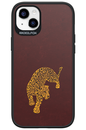 Burgundy Leopard - Apple iPhone 14 Plus