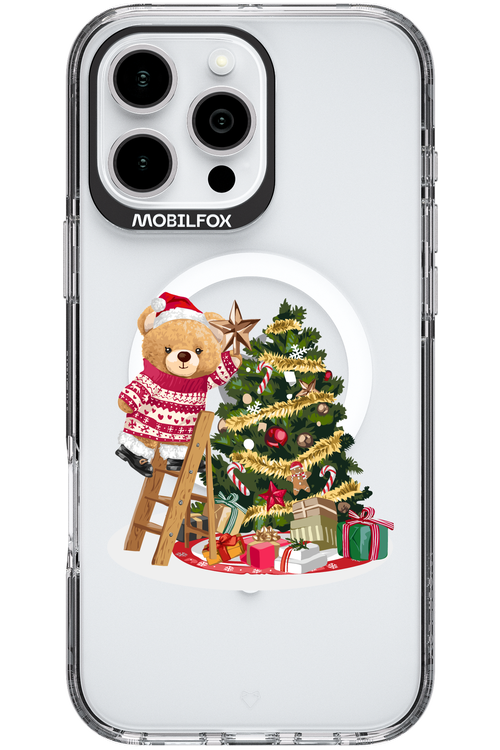 Christmas Bear (Transparent) - Apple iPhone 16 Pro Max